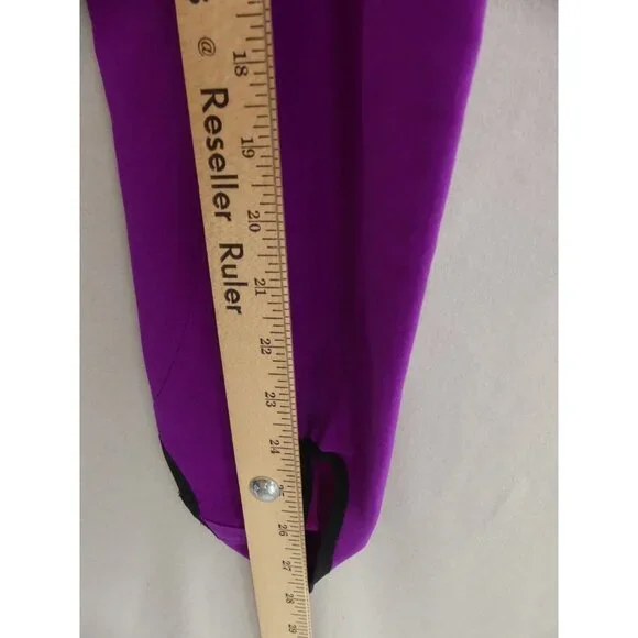Obermeyer Womens 8 Pants VTG ITB Stretch Pant Wool Blend Ski Snow Purple